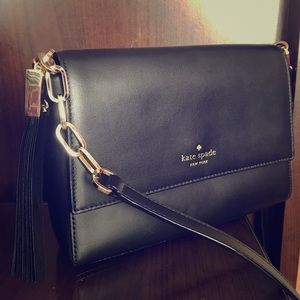 Kate Spade Black Crossbody Satchel Handbag